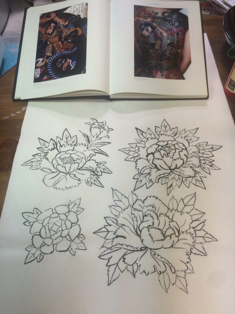 Peony sketches for HR