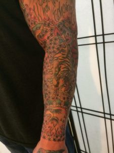 traditional tiger tattoo