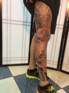 Leg Sleeve Tattoo All In One Sitting