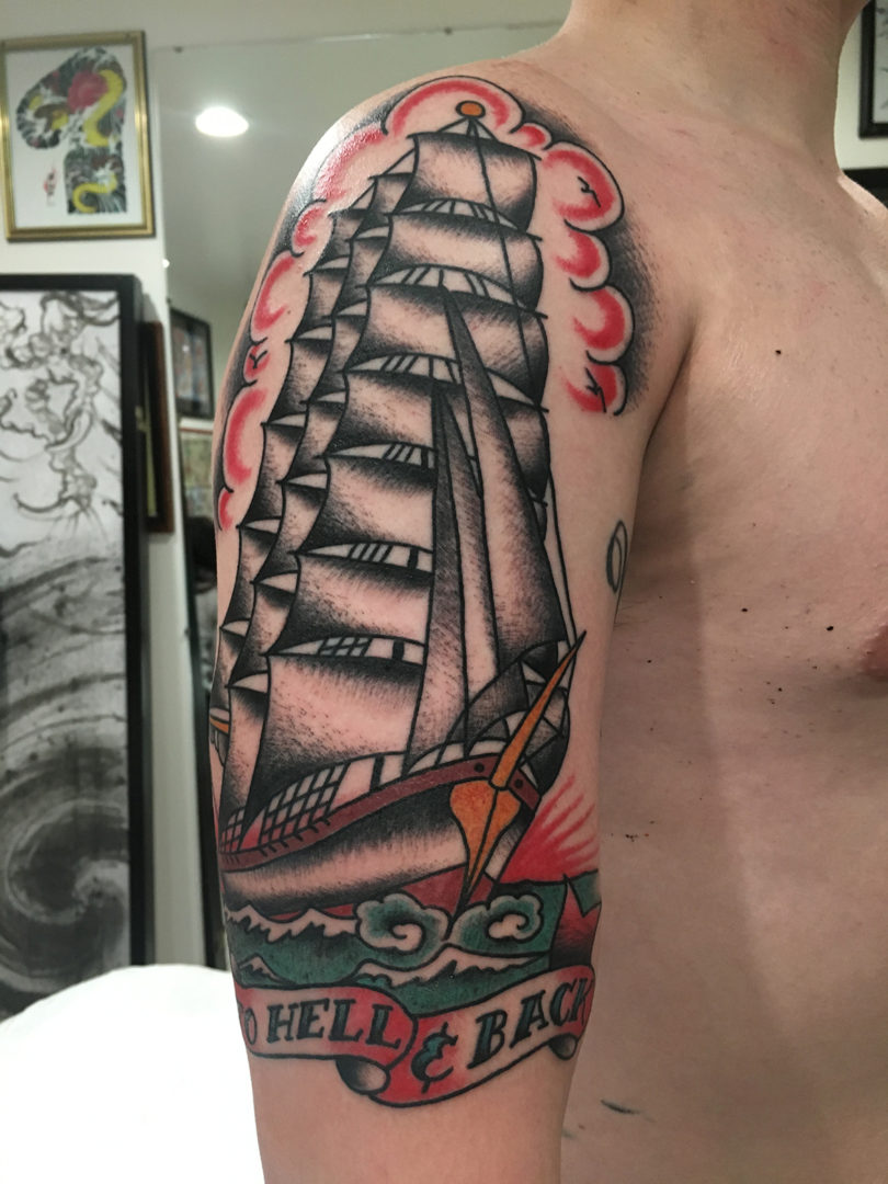 American Traditional Tattoo In Dallas