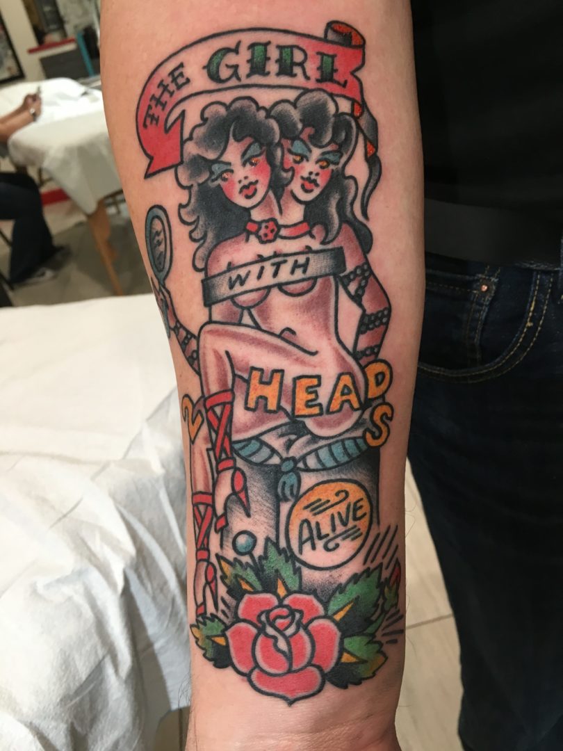 Freak Show Traditional Tattoo Theme